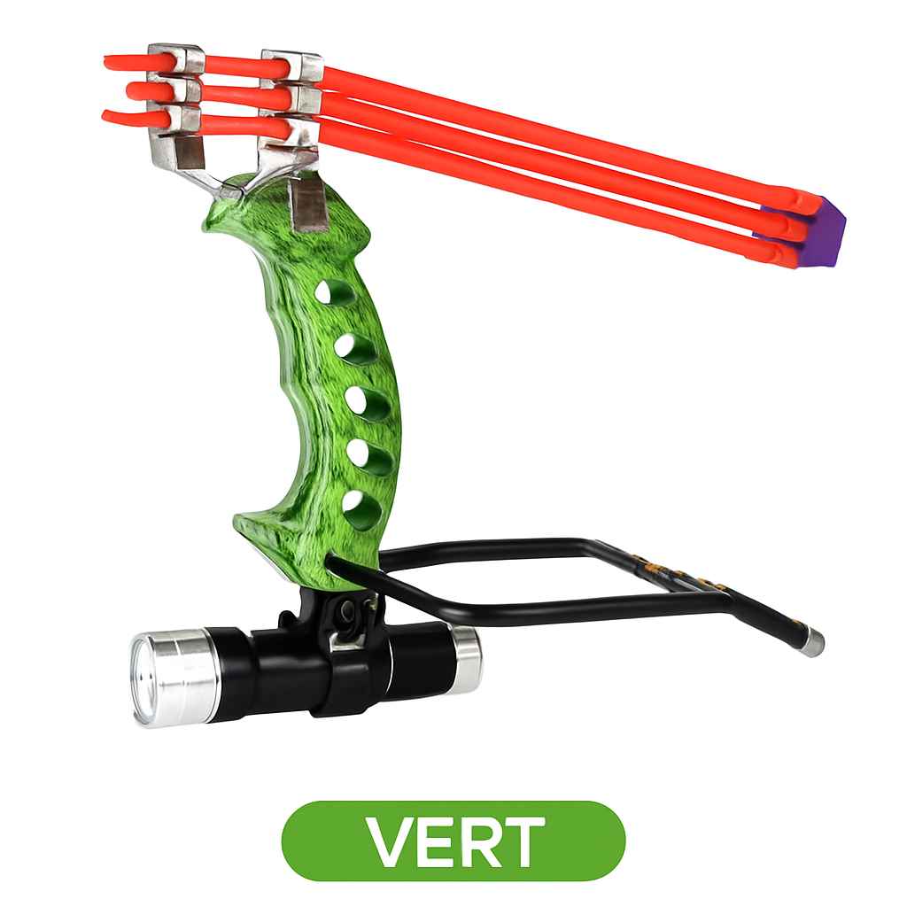 Folding Metal Slingshot with Magnetic Wrist Band thumbnail 4
