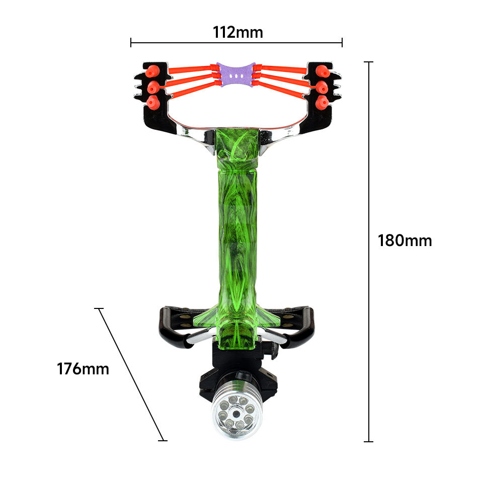 Folding Metal Slingshot with Magnetic Wrist Band thumbnail 2