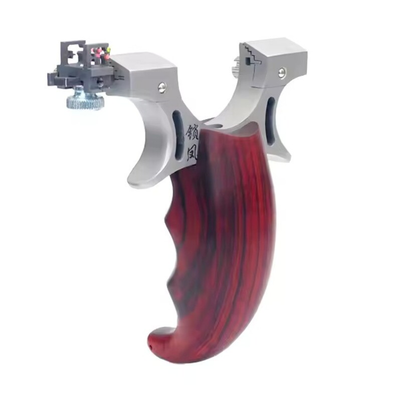 304 Stainless Steel Slingshot with Fibre-Optic Sight