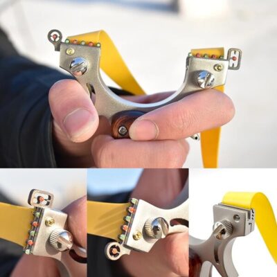 Pro 2025 Stainless Steel and Wood Slingshot — additional product photo 2