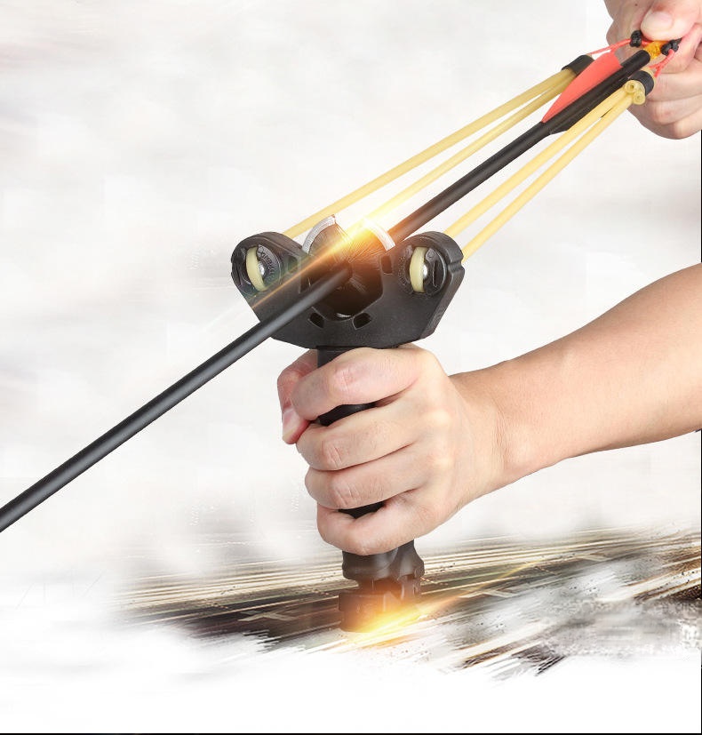 Black Supported Slingshot for Target Practice thumbnail 4