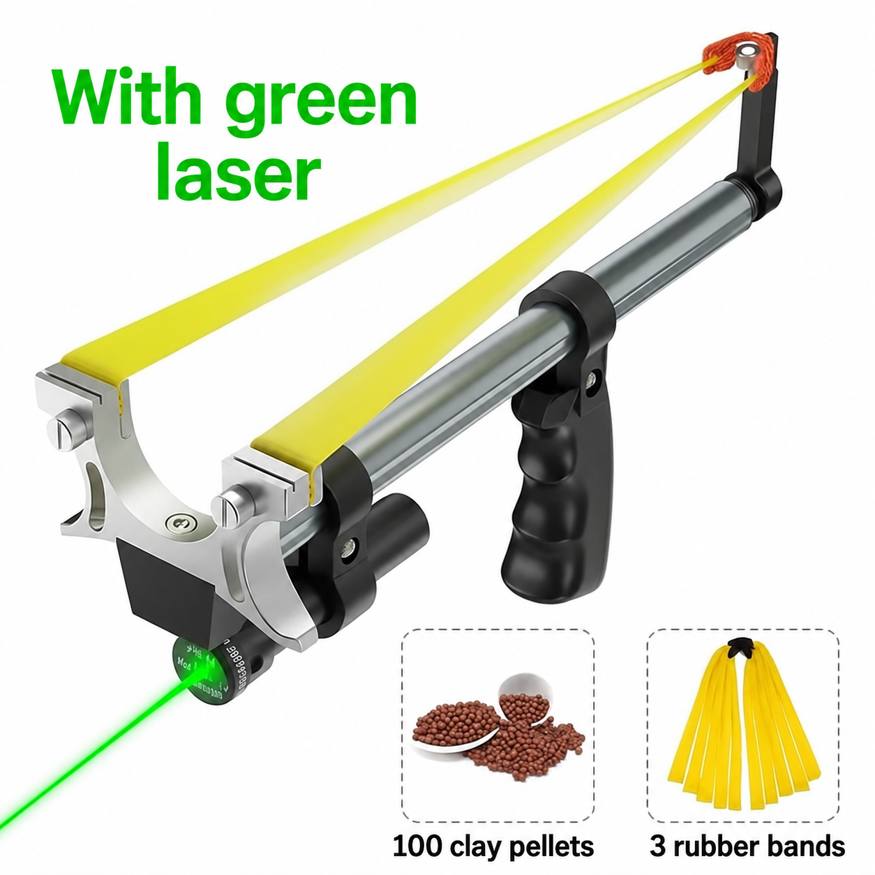 Telescopic Slingshot with Laser Sight thumbnail 2
