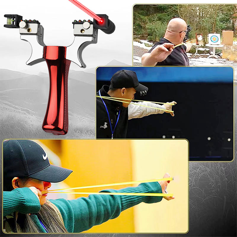 Coloured ABS Slingshot with Laser Sight thumbnail 6