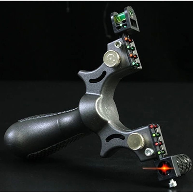 Compact Polycarbonate Slingshot with Laser Sight thumbnail 2